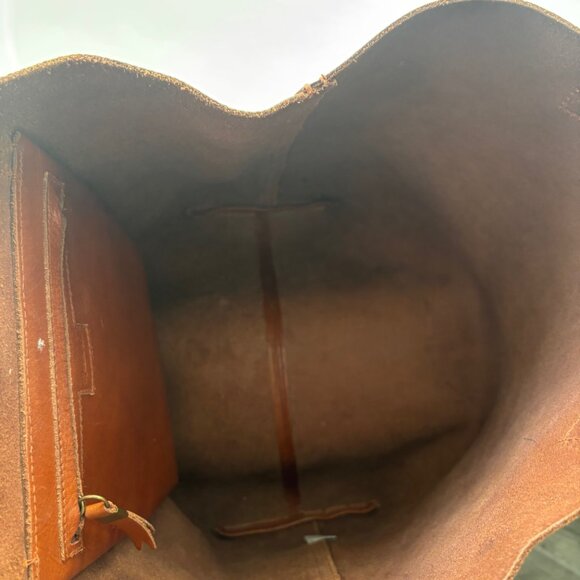 Madewell The Large Transport Tote English Saddle - Picture 4 of 5